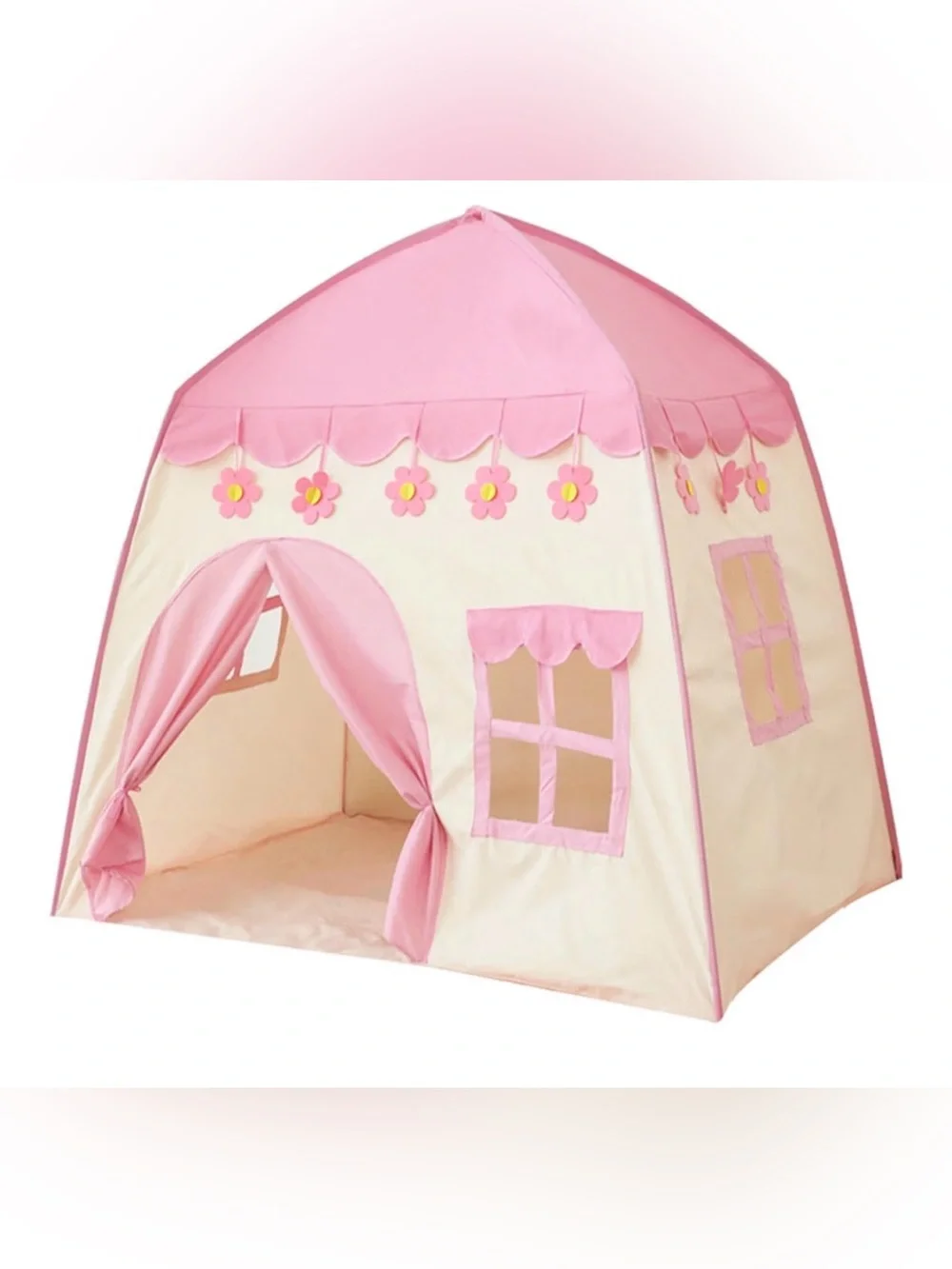 Pink & Cream Flower Play Tent